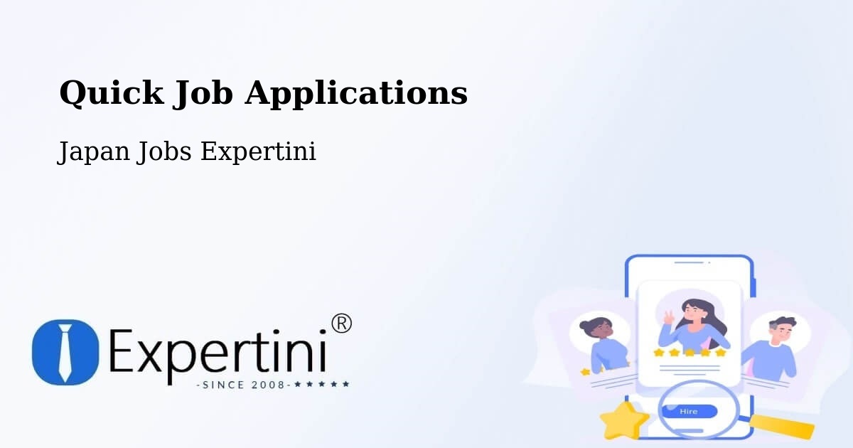 Quick Apply Feature – Minato - Japan Jobs Expertini